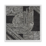 Shop Pearl Dots I (Square) Canvas Art Print-Abstract, Black, PC, Square, View All-framed wall decor artwork