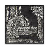 Shop Pearl Dots II (Square) Canvas Art Print-Abstract, Black, PC, Square, View All-framed wall decor artwork