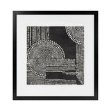 Shop Pearl Dots II (Square) Art Print-Abstract, Black, PC, Square, View All-framed painted poster wall decor artwork