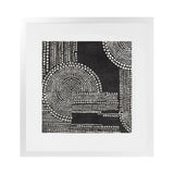 Shop Pearl Dots II (Square) Art Print-Abstract, Black, PC, Square, View All-framed painted poster wall decor artwork