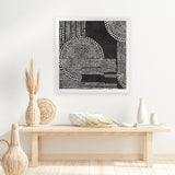 Shop Pearl Dots II (Square) Art Print-Abstract, Black, PC, Square, View All-framed painted poster wall decor artwork