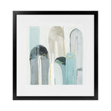 Shop Blue Arches I (Square) Art Print-Abstract, Blue, PC, Square, View All-framed painted poster wall decor artwork