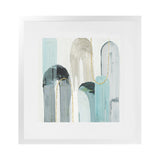 Shop Blue Arches I (Square) Art Print-Abstract, Blue, PC, Square, View All-framed painted poster wall decor artwork