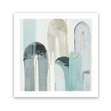 Shop Blue Arches I (Square) Art Print-Abstract, Blue, PC, Square, View All-framed painted poster wall decor artwork