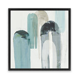 Shop Blue Arches II (Square) Canvas Art Print-Abstract, Blue, PC, Square, View All-framed wall decor artwork