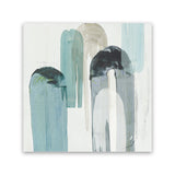 Shop Blue Arches II (Square) Canvas Art Print-Abstract, Blue, PC, Square, View All-framed wall decor artwork