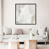 Shop Lacing II (Square) Canvas Art Print-Abstract, Neutrals, PC, Square, View All-framed wall decor artwork