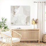 Shop Lacing II (Square) Canvas Art Print-Abstract, Neutrals, PC, Square, View All-framed wall decor artwork