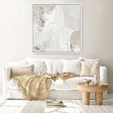 Shop Lacing II (Square) Canvas Art Print-Abstract, Neutrals, PC, Square, View All-framed wall decor artwork