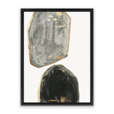Shop Stones I Canvas Art Print-Abstract, Black, Grey, PC, Portrait, Rectangle, View All-framed wall decor artwork