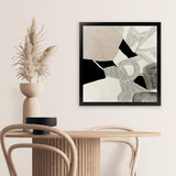 Shop Entangled I (Square) Art Print-Abstract, Black, Neutrals, PC, Square, View All-framed painted poster wall decor artwork