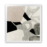 Shop Entangled I (Square) Art Print-Abstract, Black, Neutrals, PC, Square, View All-framed painted poster wall decor artwork