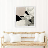 Shop Entangled I (Square) Art Print-Abstract, Black, Neutrals, PC, Square, View All-framed painted poster wall decor artwork