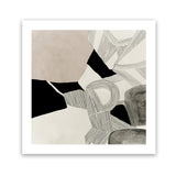Shop Entangled I (Square) Art Print-Abstract, Black, Neutrals, PC, Square, View All-framed painted poster wall decor artwork
