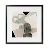 Shop Entangled II (Square) Art Print-Abstract, Black, Neutrals, PC, Square, View All-framed painted poster wall decor artwork