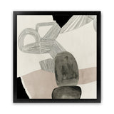 Shop Entangled II (Square) Art Print-Abstract, Black, Neutrals, PC, Square, View All-framed painted poster wall decor artwork