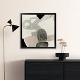 Shop Entangled II (Square) Art Print-Abstract, Black, Neutrals, PC, Square, View All-framed painted poster wall decor artwork