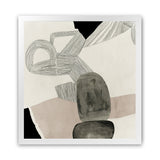 Shop Entangled II (Square) Art Print-Abstract, Black, Neutrals, PC, Square, View All-framed painted poster wall decor artwork