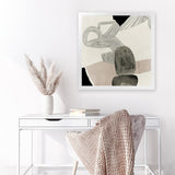 Shop Entangled II (Square) Art Print-Abstract, Black, Neutrals, PC, Square, View All-framed painted poster wall decor artwork