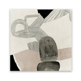 Shop Entangled II (Square) Art Print-Abstract, Black, Neutrals, PC, Square, View All-framed painted poster wall decor artwork