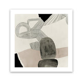Shop Entangled II (Square) Art Print-Abstract, Black, Neutrals, PC, Square, View All-framed painted poster wall decor artwork