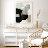 Shop Jet Black I Art Print-Abstract, Black, PC, Portrait, Rectangle, View All-framed painted poster wall decor artwork
