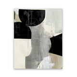 Shop Jet Black II Art Print-Abstract, Black, Grey, PC, Portrait, Rectangle, View All-framed painted poster wall decor artwork