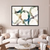 Shop Moroccan Displacement Canvas Art Print-Abstract, Green, Horizontal, PC, Rectangle, View All-framed wall decor artwork