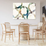 Shop Moroccan Displacement Canvas Art Print-Abstract, Green, Horizontal, PC, Rectangle, View All-framed wall decor artwork