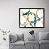 Shop Moroccan Displacement Art Print-Abstract, Green, Horizontal, PC, Rectangle, View All-framed painted poster wall decor artwork