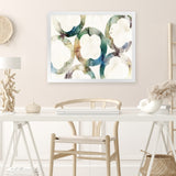 Shop Moroccan Displacement Art Print-Abstract, Green, Horizontal, PC, Rectangle, View All-framed painted poster wall decor artwork