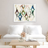 Shop Call of Morocco Art Print-Abstract, Blue, Green, Horizontal, PC, Rectangle, View All-framed painted poster wall decor artwork