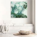 Shop Zen Panel I (Square) Canvas Art Print-Abstract, Green, PC, Square, View All-framed wall decor artwork