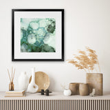 Shop Zen Panel I (Square) Art Print-Abstract, Green, PC, Square, View All-framed painted poster wall decor artwork