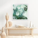 Shop Zen Panel I (Square) Art Print-Abstract, Green, PC, Square, View All-framed painted poster wall decor artwork