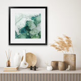 Shop Zen Panel IV (Square) Art Print-Abstract, Green, PC, Square, View All-framed painted poster wall decor artwork