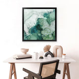 Shop Zen Panel IV (Square) Art Print-Abstract, Green, PC, Square, View All-framed painted poster wall decor artwork