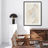 Shop Dreamy Geo I Canvas Art Print-Abstract, Neutrals, PC, Portrait, Rectangle, View All-framed wall decor artwork