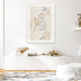 Shop Dreamy Geo I Canvas Art Print-Abstract, Neutrals, PC, Portrait, Rectangle, View All-framed wall decor artwork