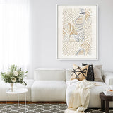 Shop Dreamy Geo I Canvas Art Print-Abstract, Neutrals, PC, Portrait, Rectangle, View All-framed wall decor artwork