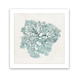 Shop Teal Coral I (Square) Art Print-Abstract, Green, PC, Square, View All-framed painted poster wall decor artwork