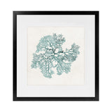 Shop Teal Coral II (Square) Art Print-Abstract, Green, PC, Square, View All-framed painted poster wall decor artwork