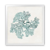 Shop Teal Coral II (Square) Art Print-Abstract, Green, PC, Square, View All-framed painted poster wall decor artwork