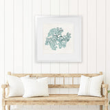 Shop Teal Coral II (Square) Art Print-Abstract, Green, PC, Square, View All-framed painted poster wall decor artwork