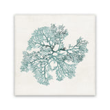 Shop Teal Coral II (Square) Canvas Art Print-Abstract, Green, PC, Square, View All-framed wall decor artwork