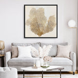 Shop Luxe Coral I (Square) Canvas Art Print-Abstract, Brown, PC, Square, View All-framed wall decor artwork