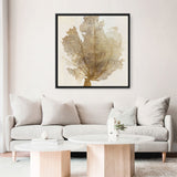 Shop Luxe Coral II (Square) Canvas Art Print-Abstract, Brown, PC, Square, View All-framed wall decor artwork