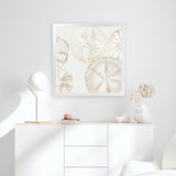 Shop Sea Patterns I (Square) Art Print-Abstract, Neutrals, PC, Square, View All-framed painted poster wall decor artwork