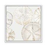 Shop Sea Patterns I (Square) Canvas Art Print-Abstract, Neutrals, PC, Square, View All-framed wall decor artwork