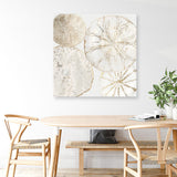 Shop Sea Patterns II (Square) Canvas Art Print-Abstract, Neutrals, PC, Square, View All-framed wall decor artwork